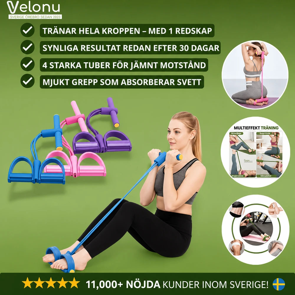 Velonu™ - Multifunktionell träningsband för hela kroppen